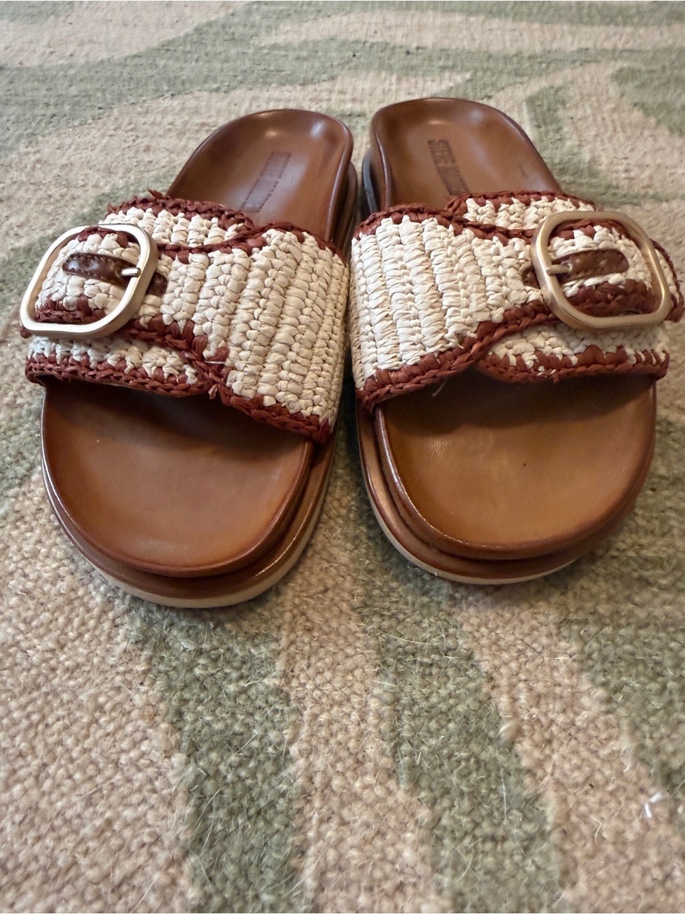 Steve Madden NWOT | Woven Buckle Slide Sandals - Picture 6 of 6